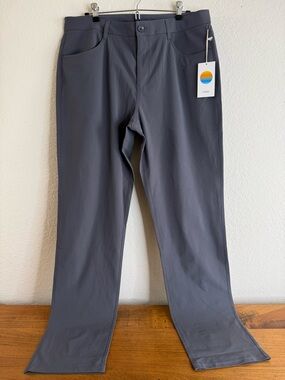 New Vuori Men’s Meta Pant Classic Charcoal Size 34 V4009-L
